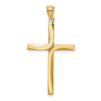 14k Polished Cross Pendant
