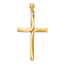 14k Polished Cross Pendant
