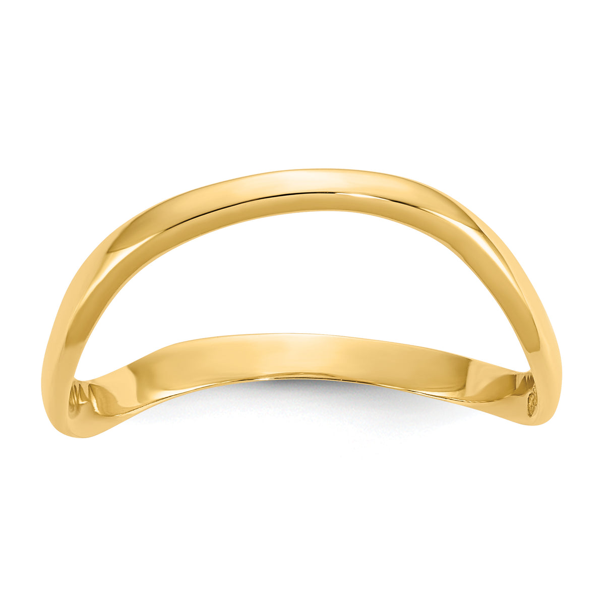 14K Wave Fashion Thumb Ring