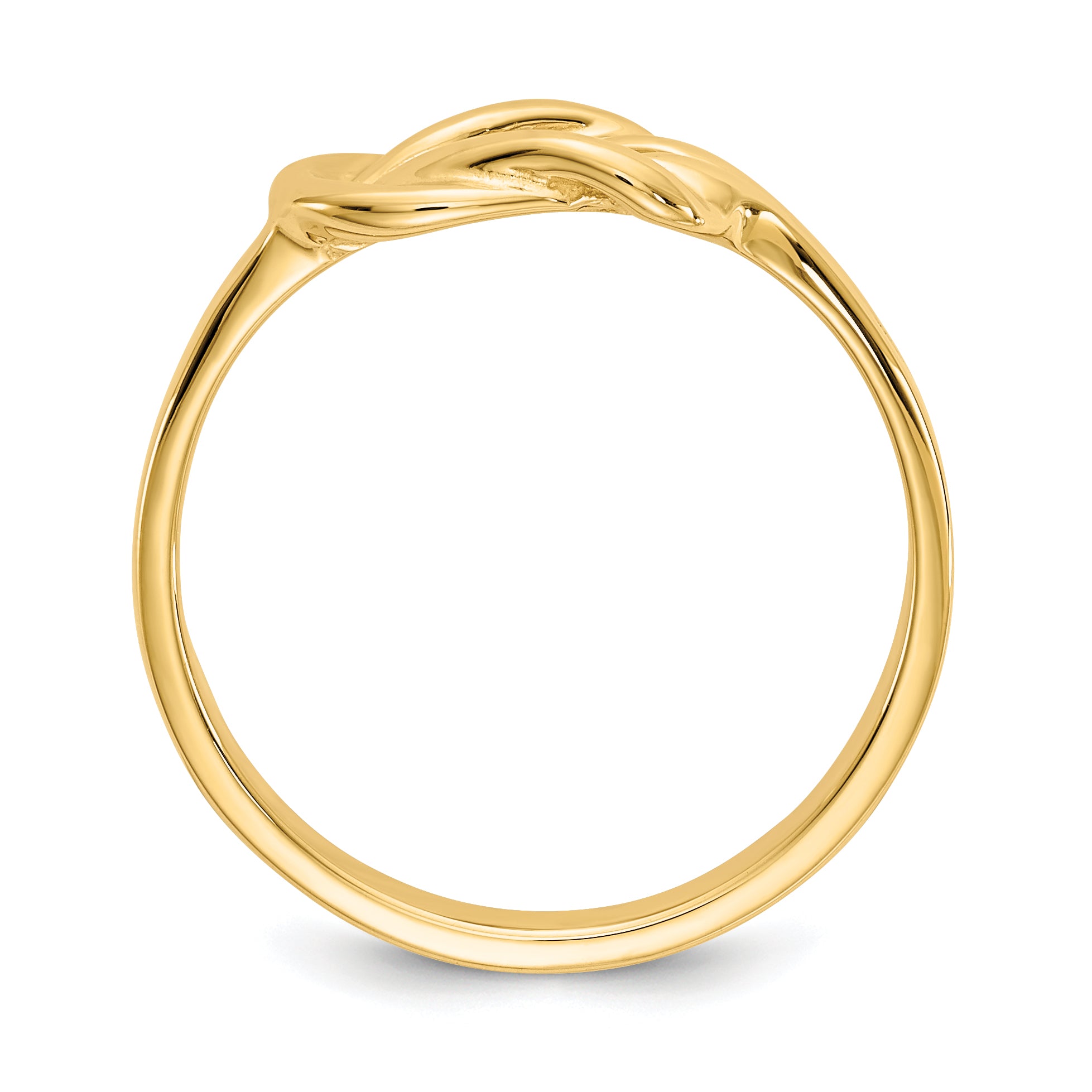 14K Freeform Knot Ring Secondary image