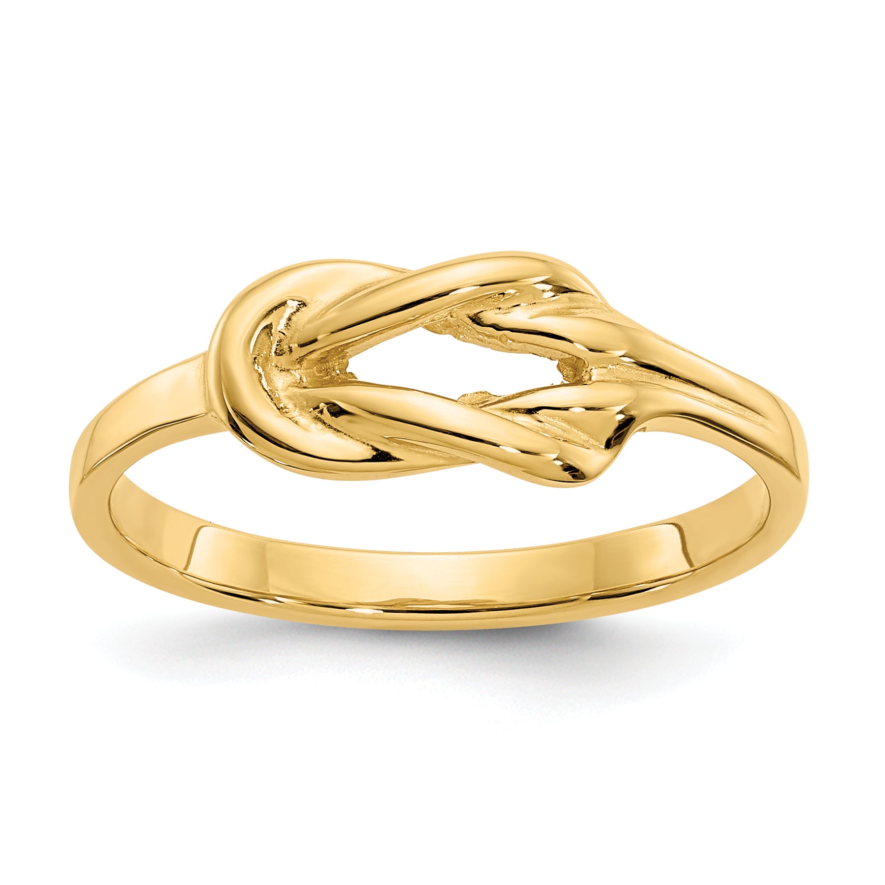 14K Freeform Knot Ring Main image