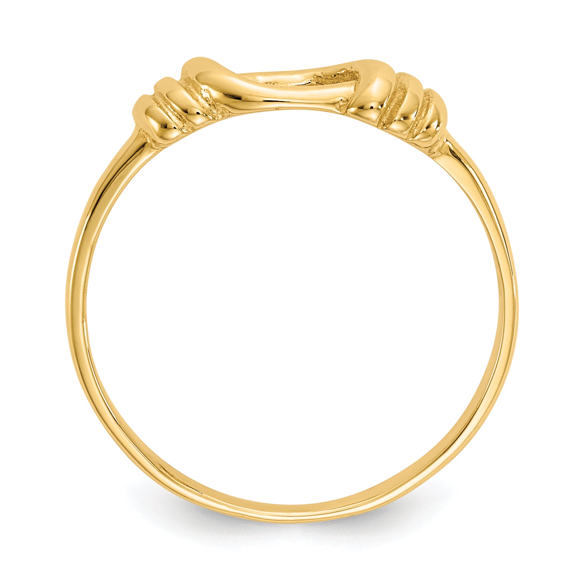 14K Love Knot Band Secondary image
