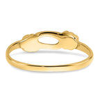 14K Love Knot Band