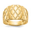 14K Marquise Pattern Dome Ring