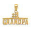 14k #1 GRANDPA Pendant