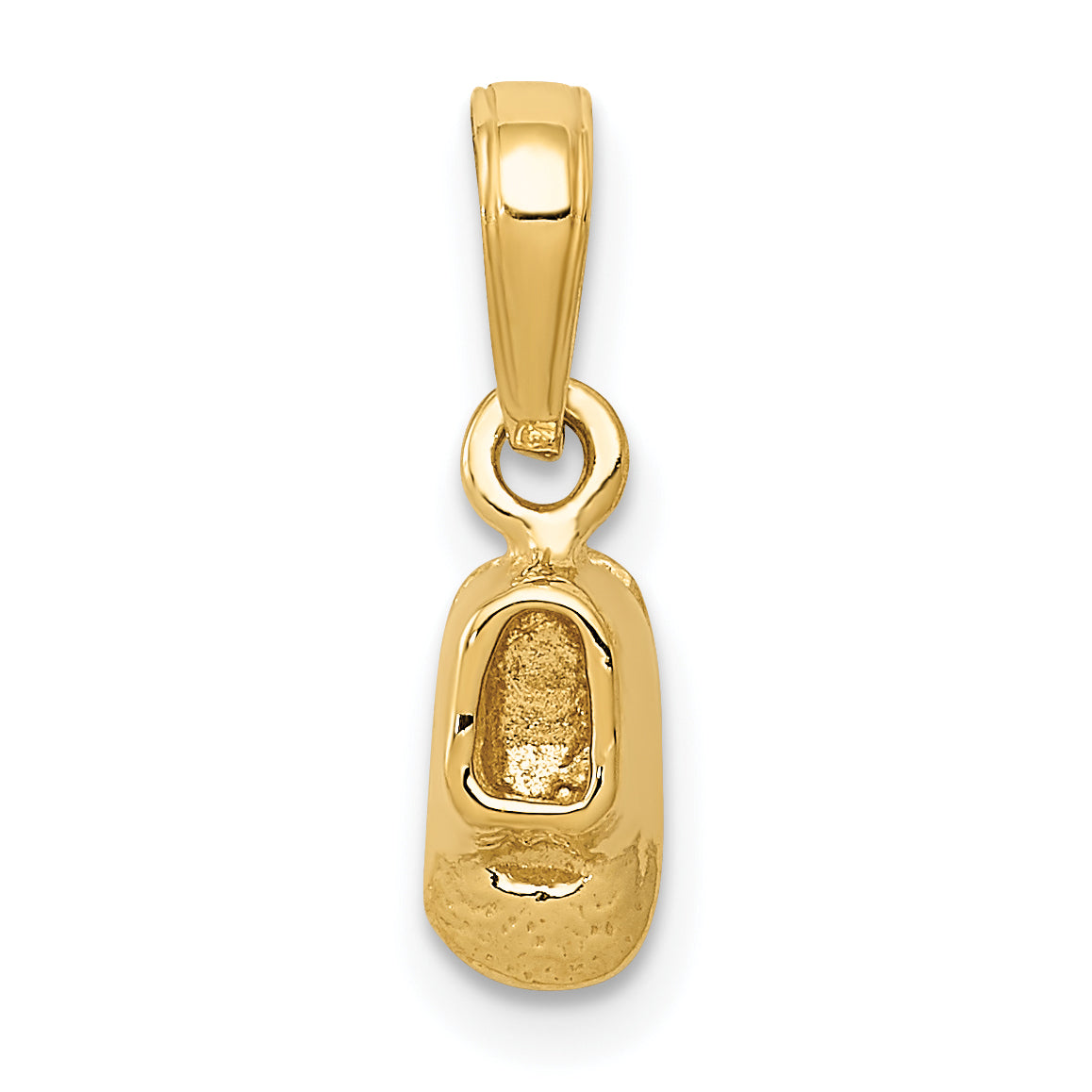 14k  3D Baby Shoe Charm Main image