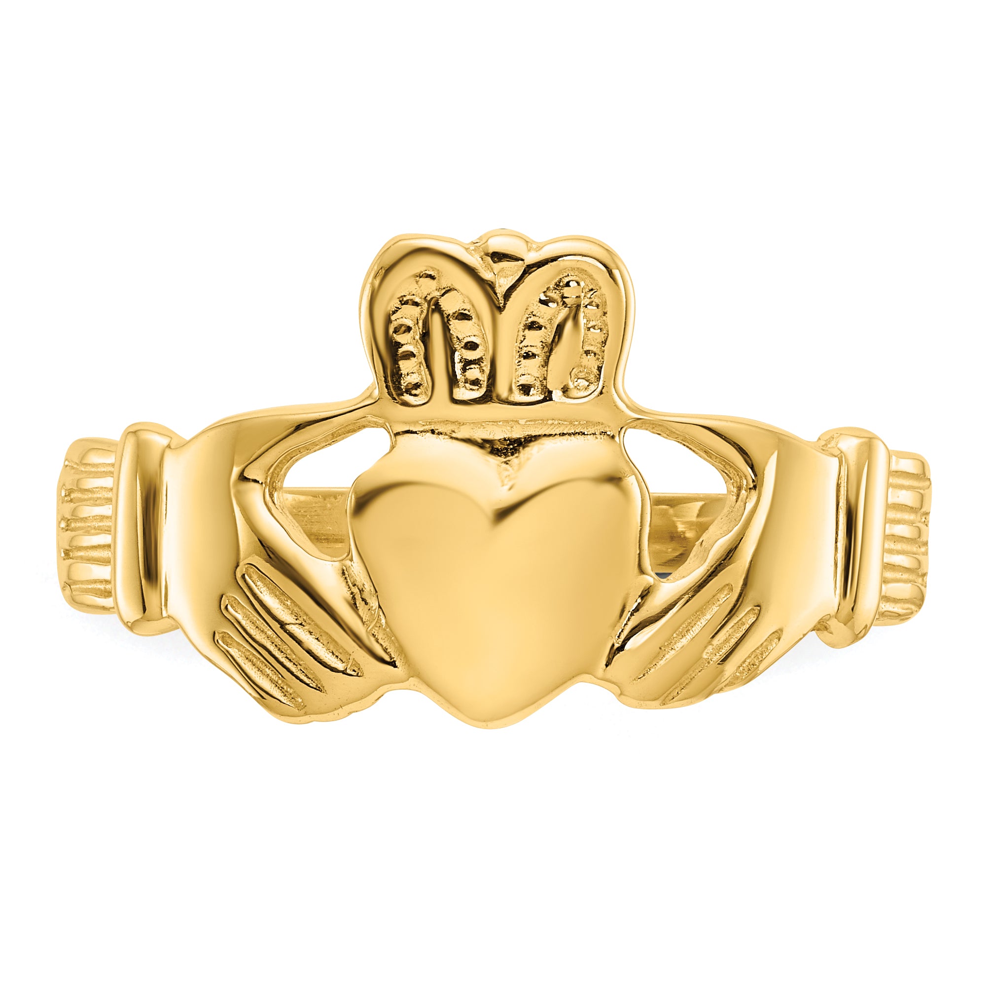 14k Men's Claddagh Ring