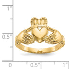 14k Men's Claddagh Ring