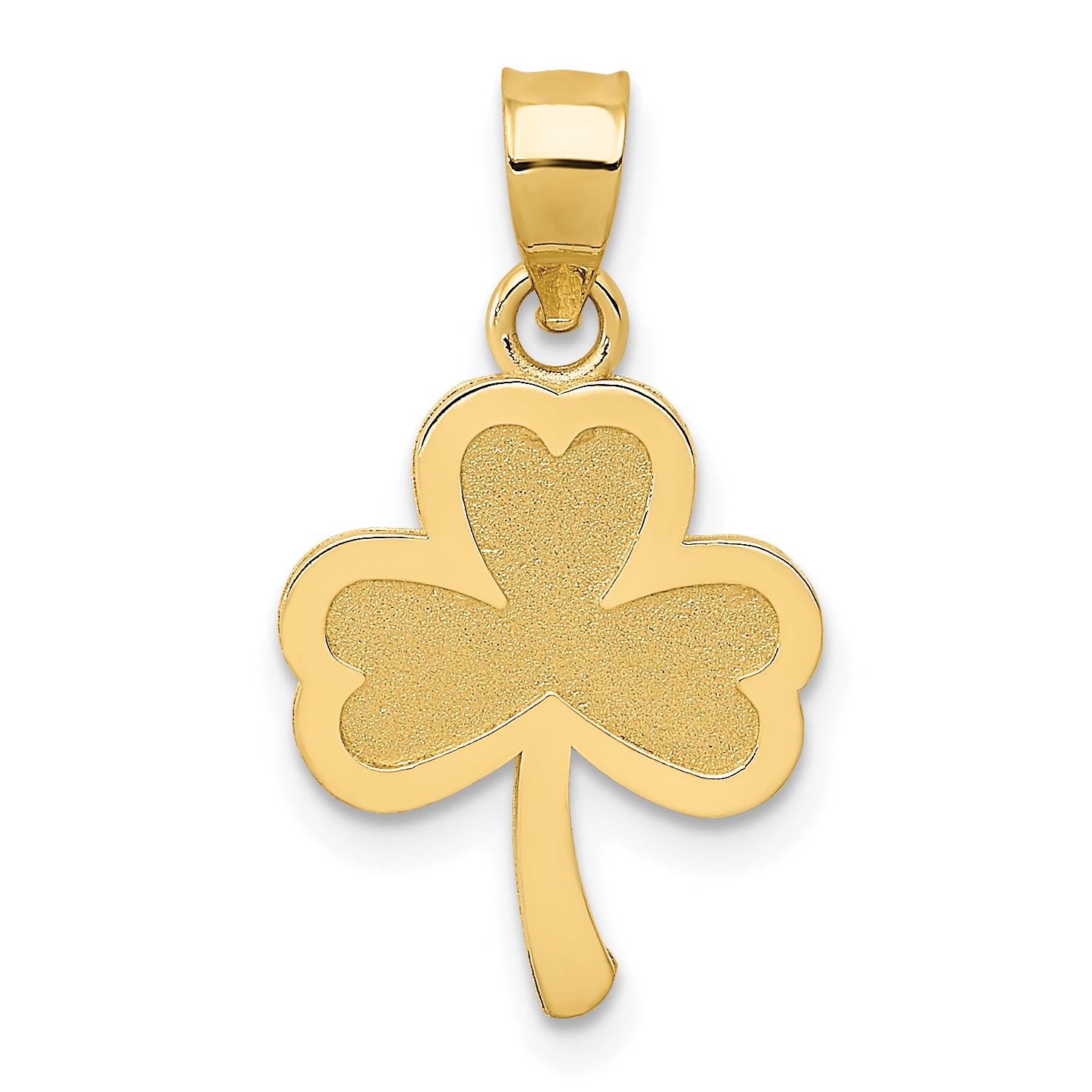 14k 3 Leaf Clover Pendant Main image