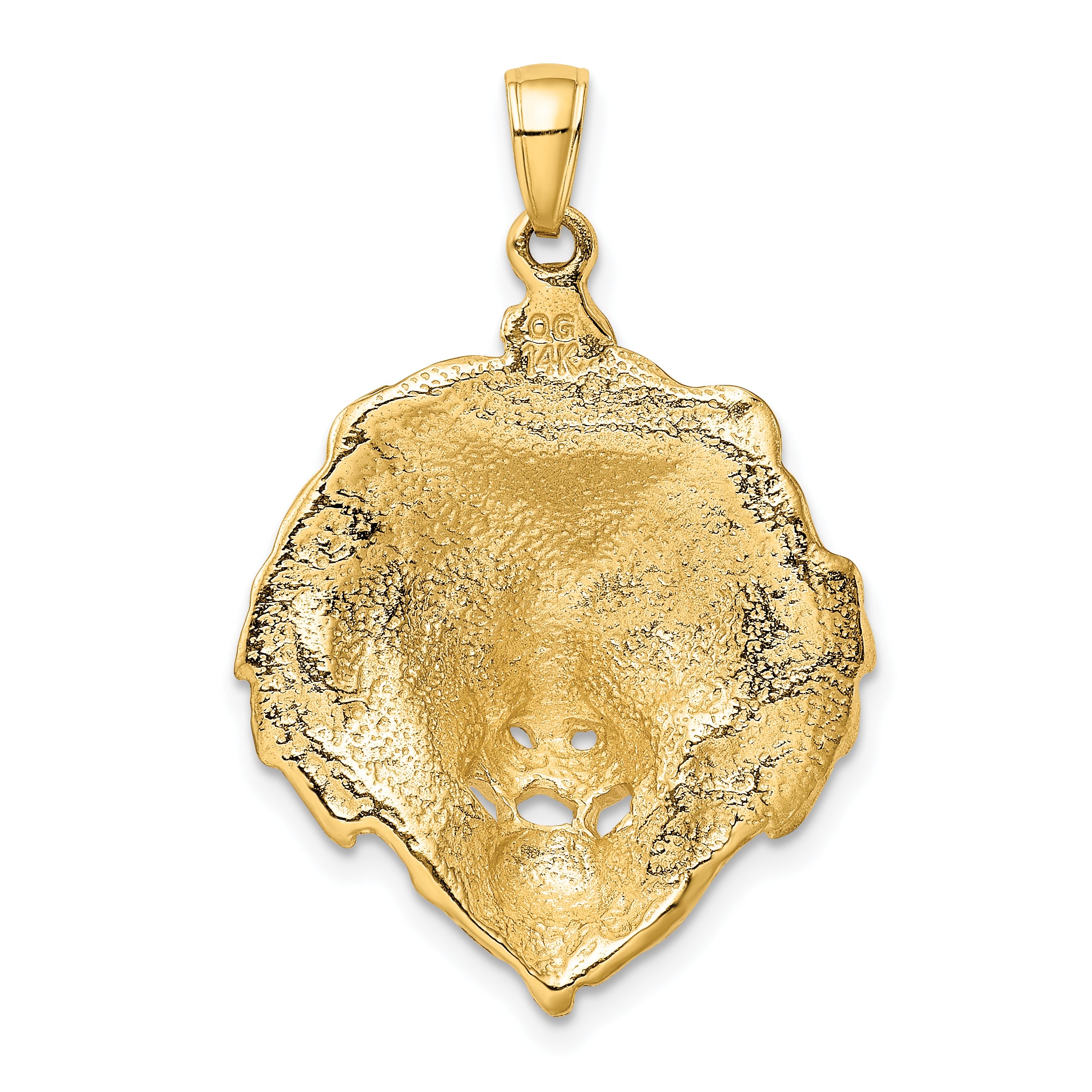 14K Gold Lion Pendant for Men  Bold, Solid Cast, Themed Design