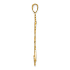 14K Gold Italy Map Pendant Solid Casted Design by Sophia Jewelers