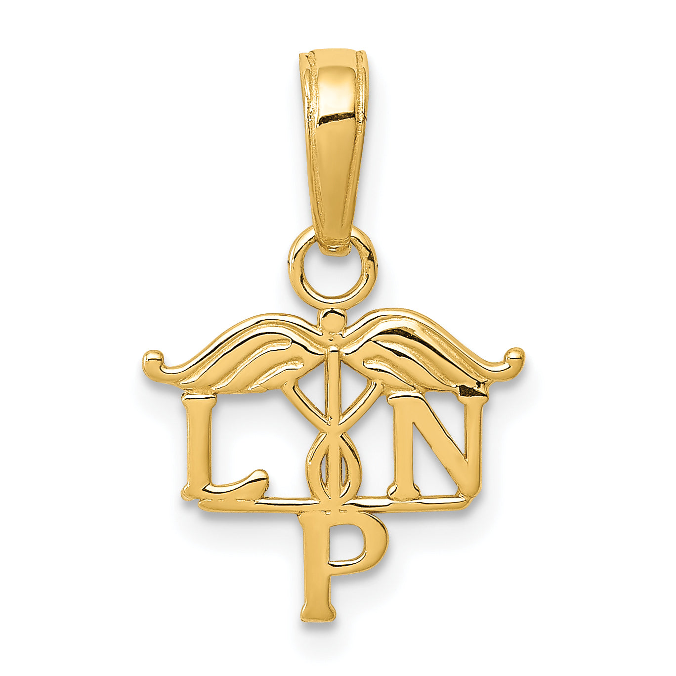 14k LPN Symbol Pendant Main image