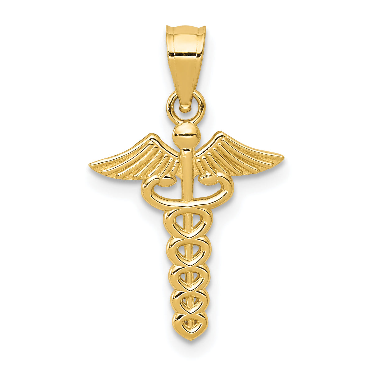 14k Caduceus Medical Pendant