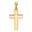 14k Hollow Cross Pendant