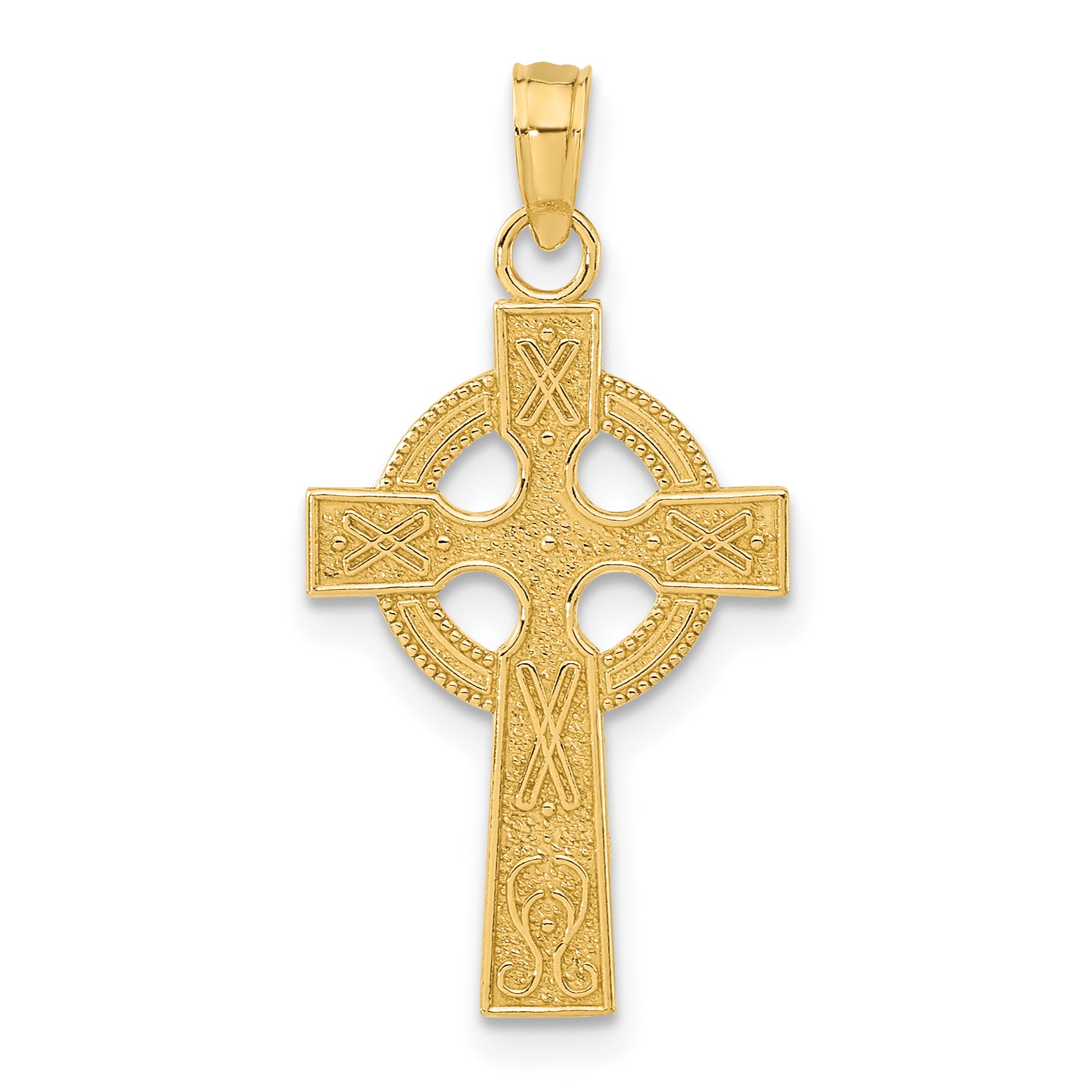 14k Celtic Cross Pendant Main image