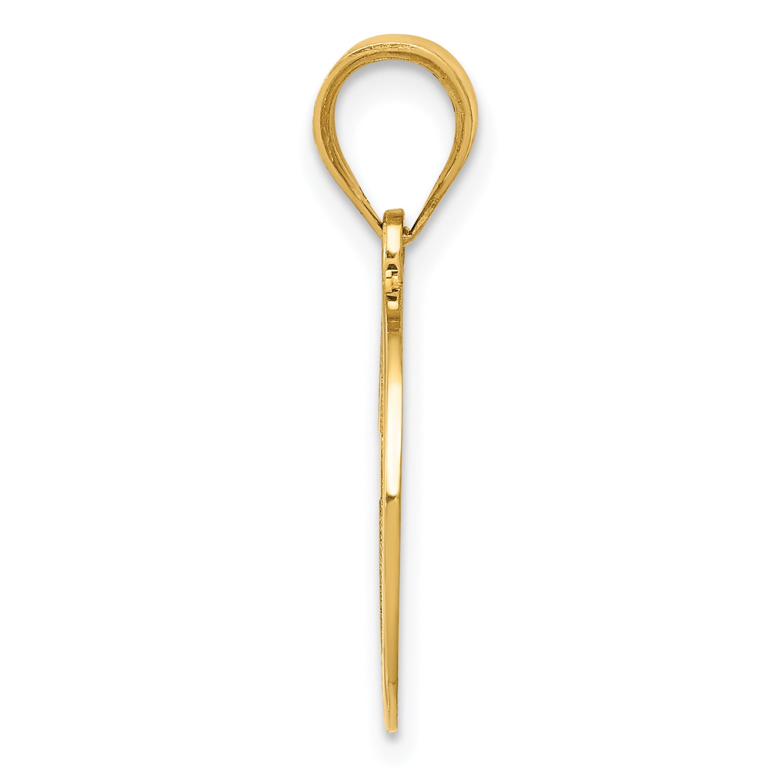 14K Gold Reversible Cross & 1st Holy Communion Charm by Sophia Jewelers Secondary image