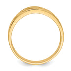 14k Polished Claddagh Band