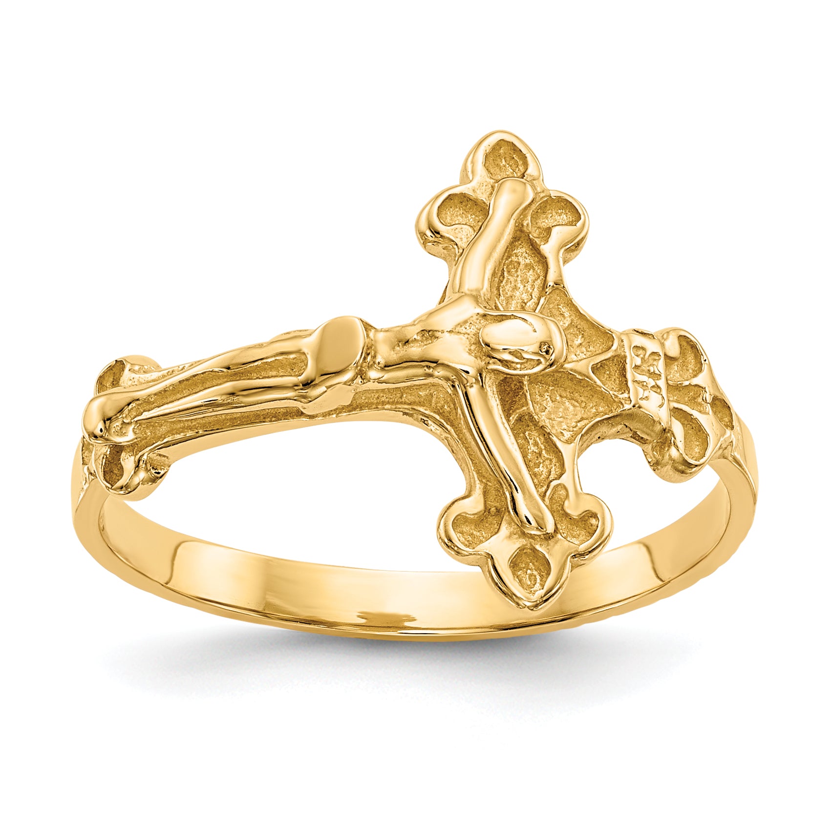 14k Crucifix Ring Main image