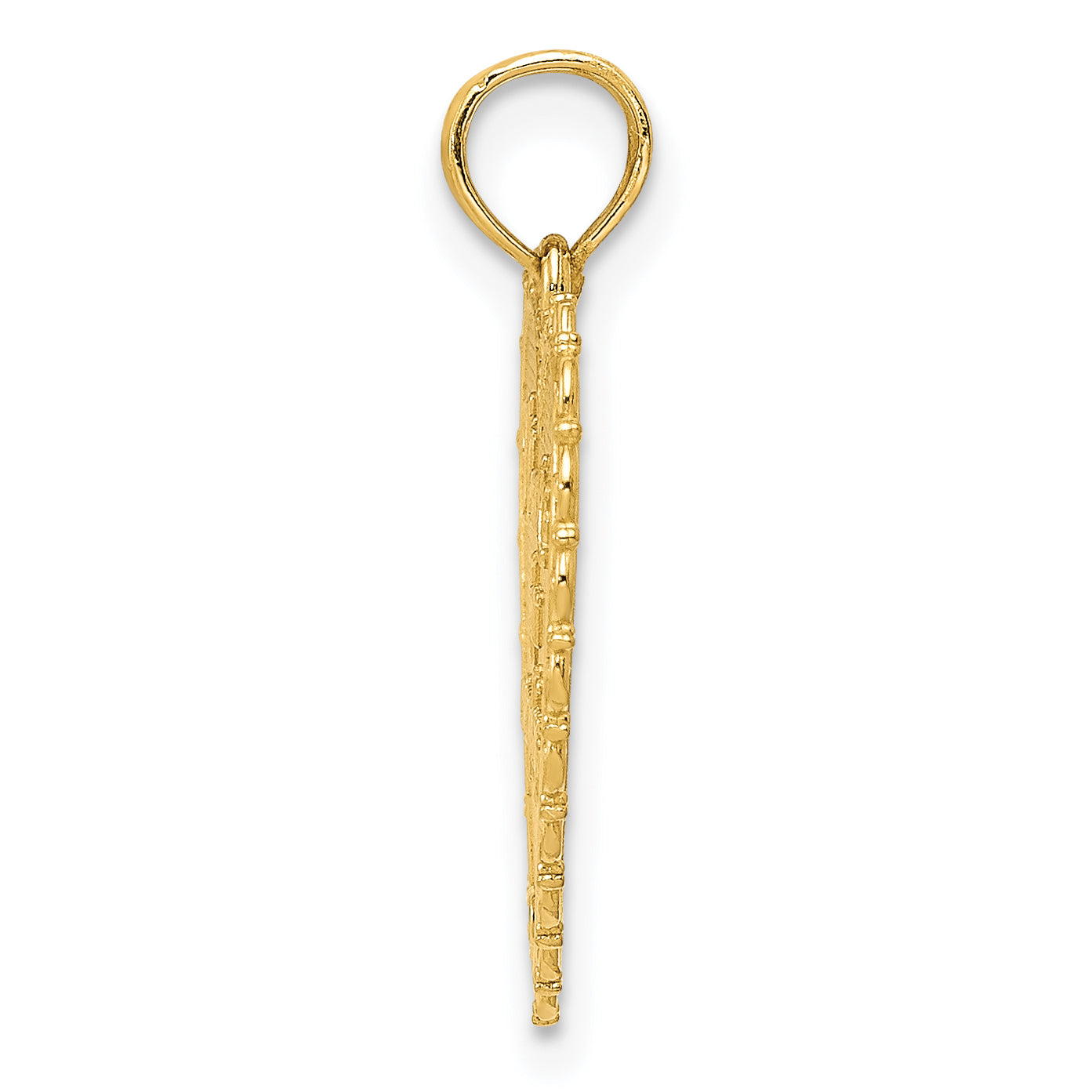 14K Gold Reversible Mom Pendant with Polished Finish  Gift Ready