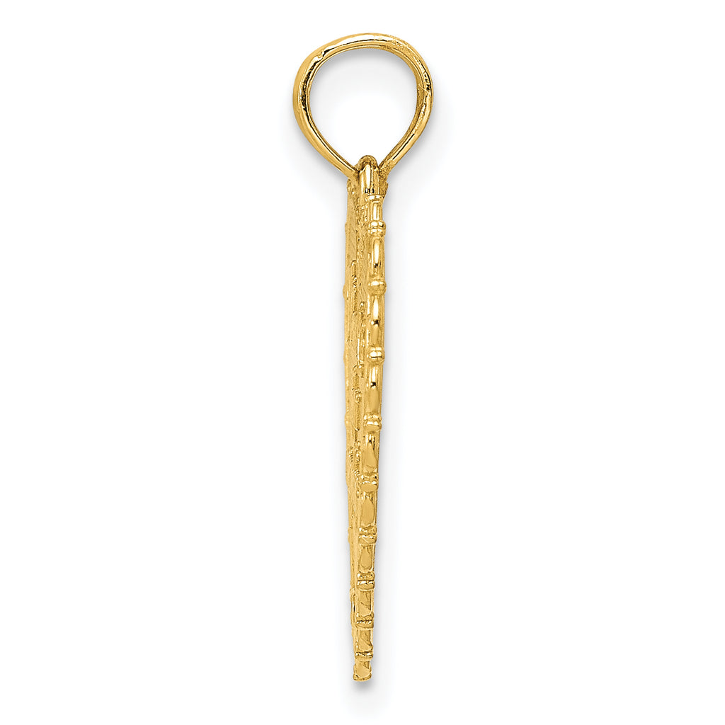 14K Gold Reversible Mom Pendant with Polished Finish  Gift Ready