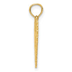14K Gold Reversible Mom Pendant with Polished Finish  Gift Ready