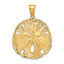 14k Sand Dollar Pendant