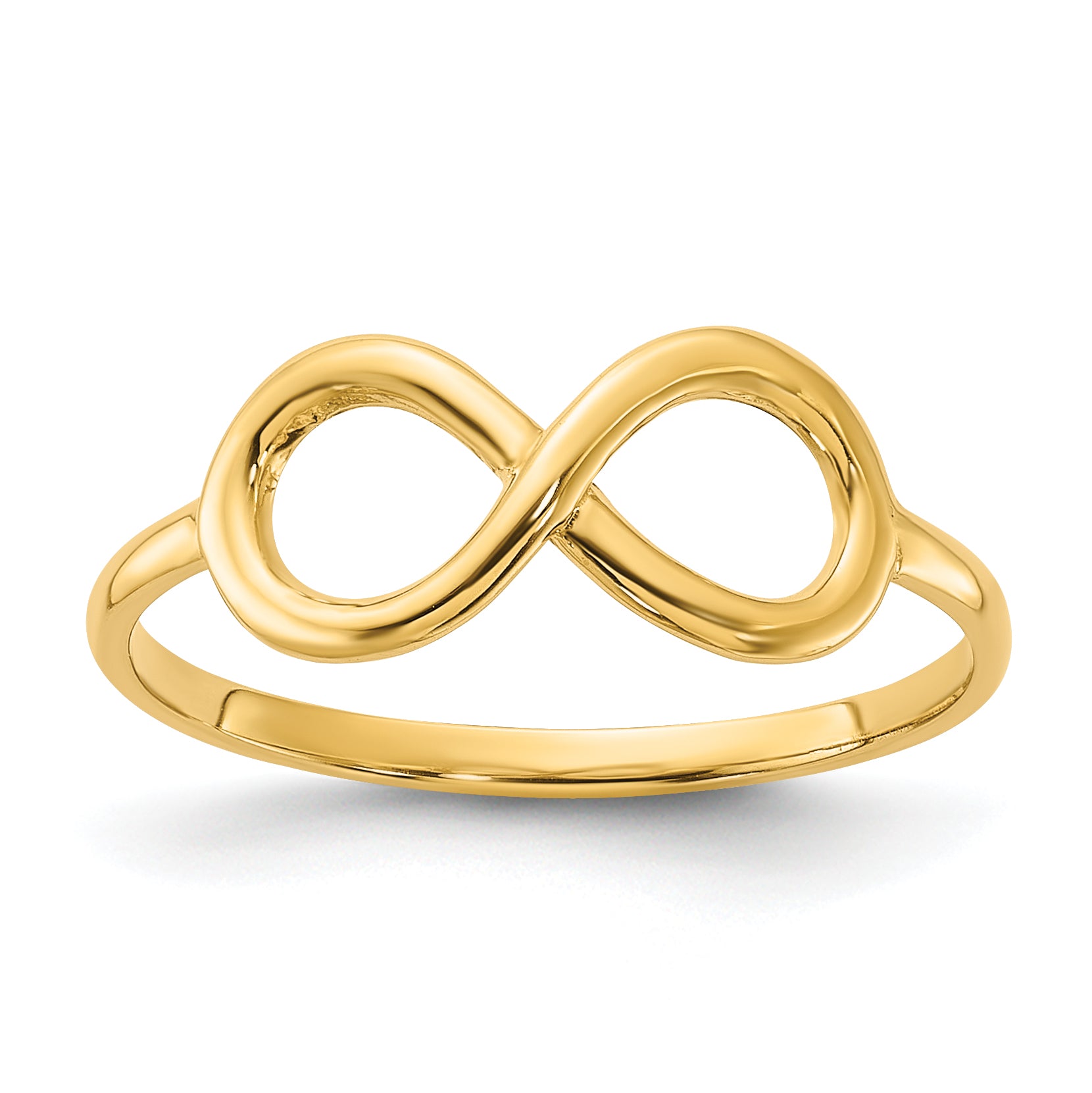 14k Polished Infinity Ring Main image