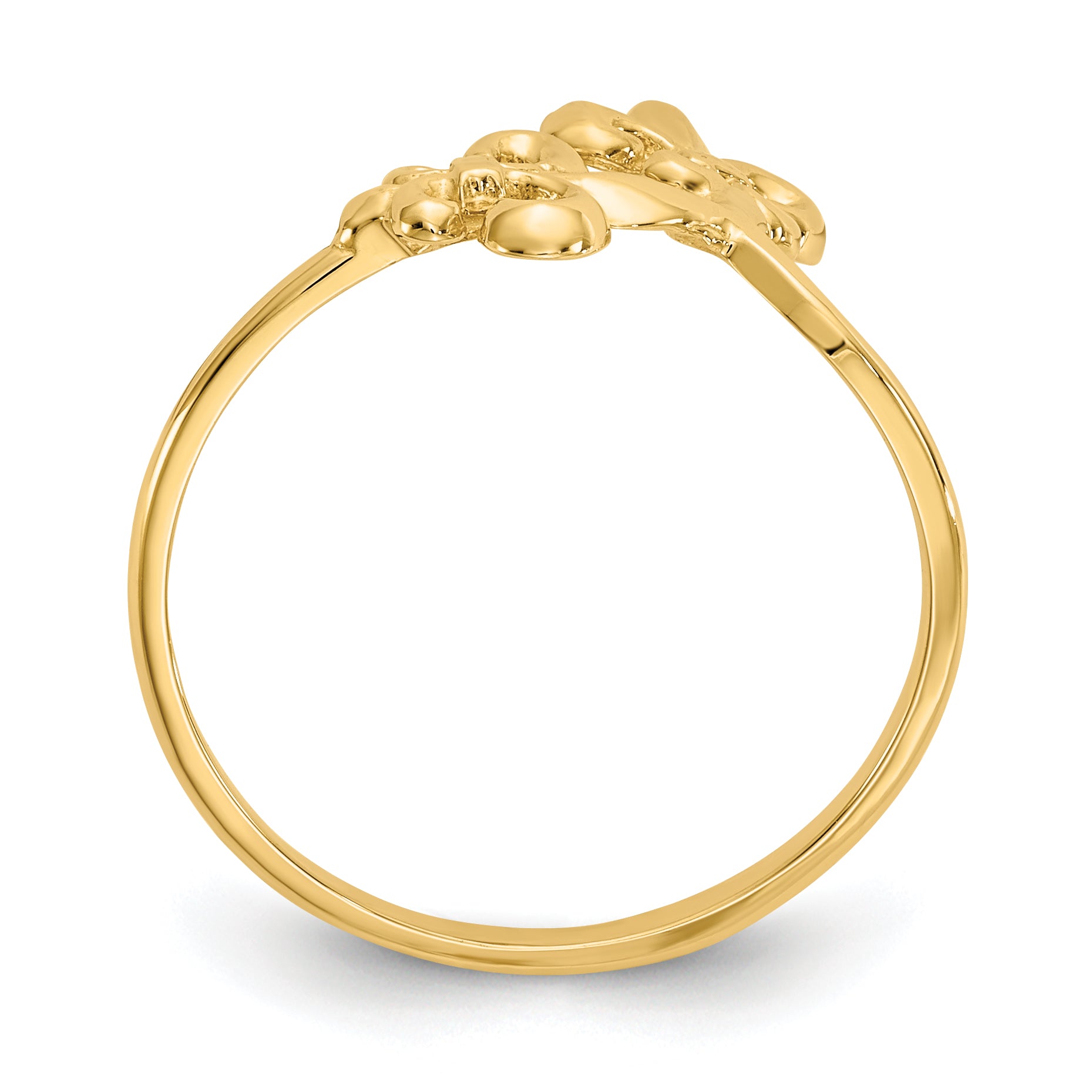14k Polished Fleur De Lis Ring Secondary image