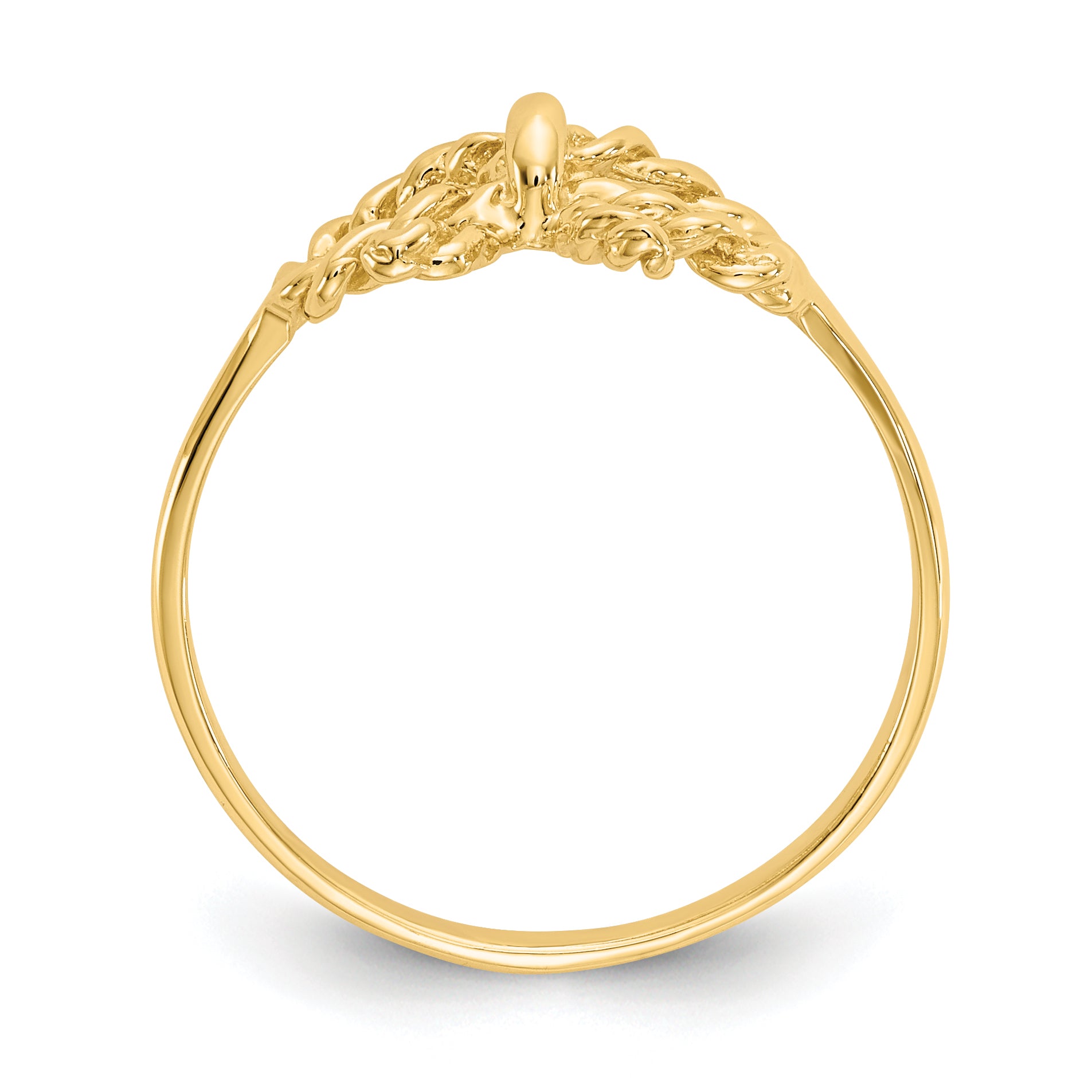 14k Polished Bow Ring Secondary image