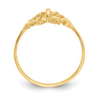 14k Polished Bow Ring