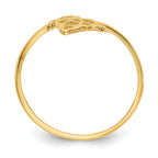 14k Polished Celtic Knot Ring