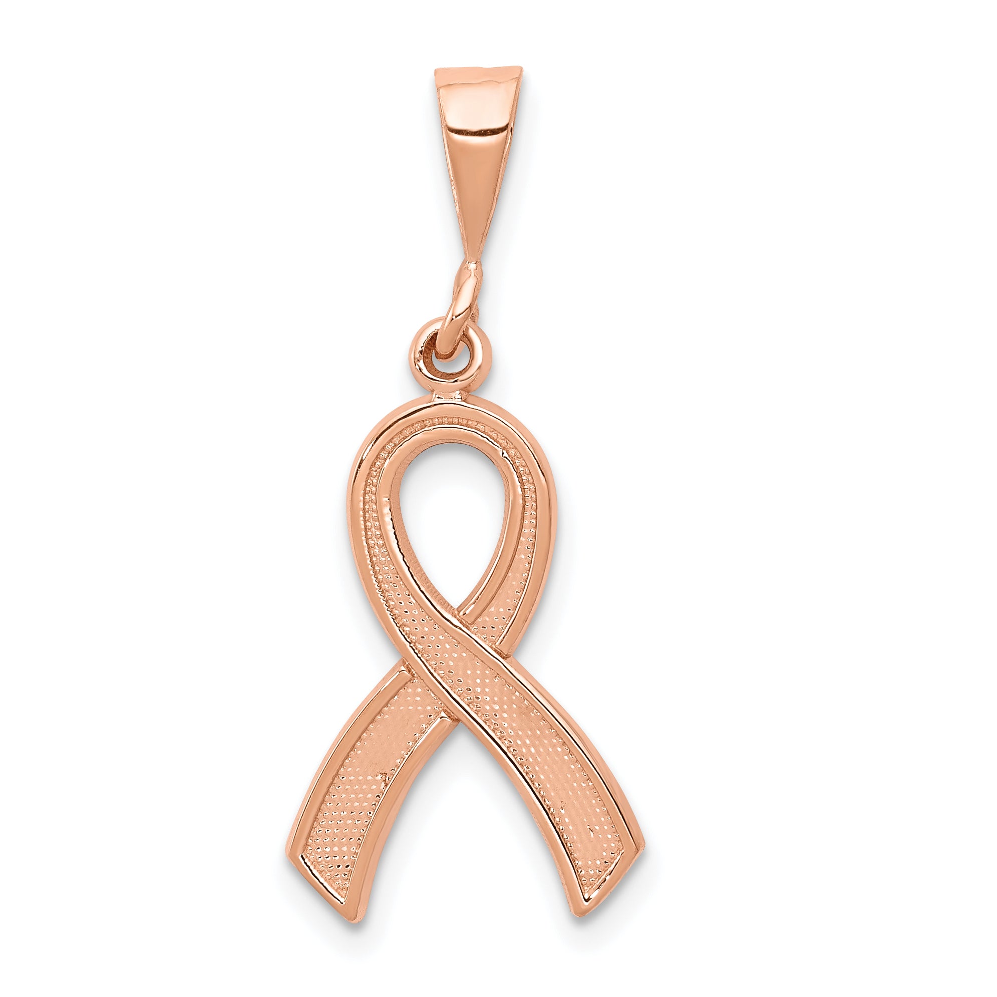 14k Rose Gold Awareness Pendant Main image
