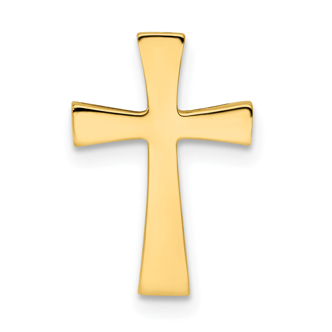 14k Polished Cross Chain Slide Main image