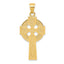 14k Polished Celtic Cross Pendant