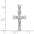 Crucifix Pendant in 14K White Gold