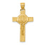 14k San Benito 2-Sided Crucifix Pendant