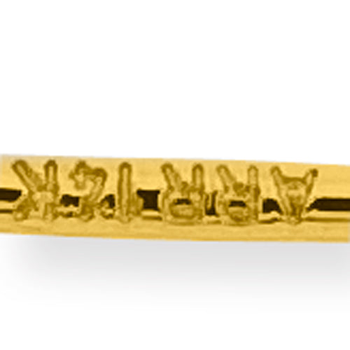Sophia Jewelers 14K Gold Heart Pin with Rhodium Accents Polished Finish