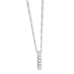 18in Rhodium-plated Kelly Waters CZ Drop Necklace