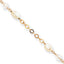 8.25in Gold-plated Kelly Waters White Simulated Pearl and Crystal Bracelet