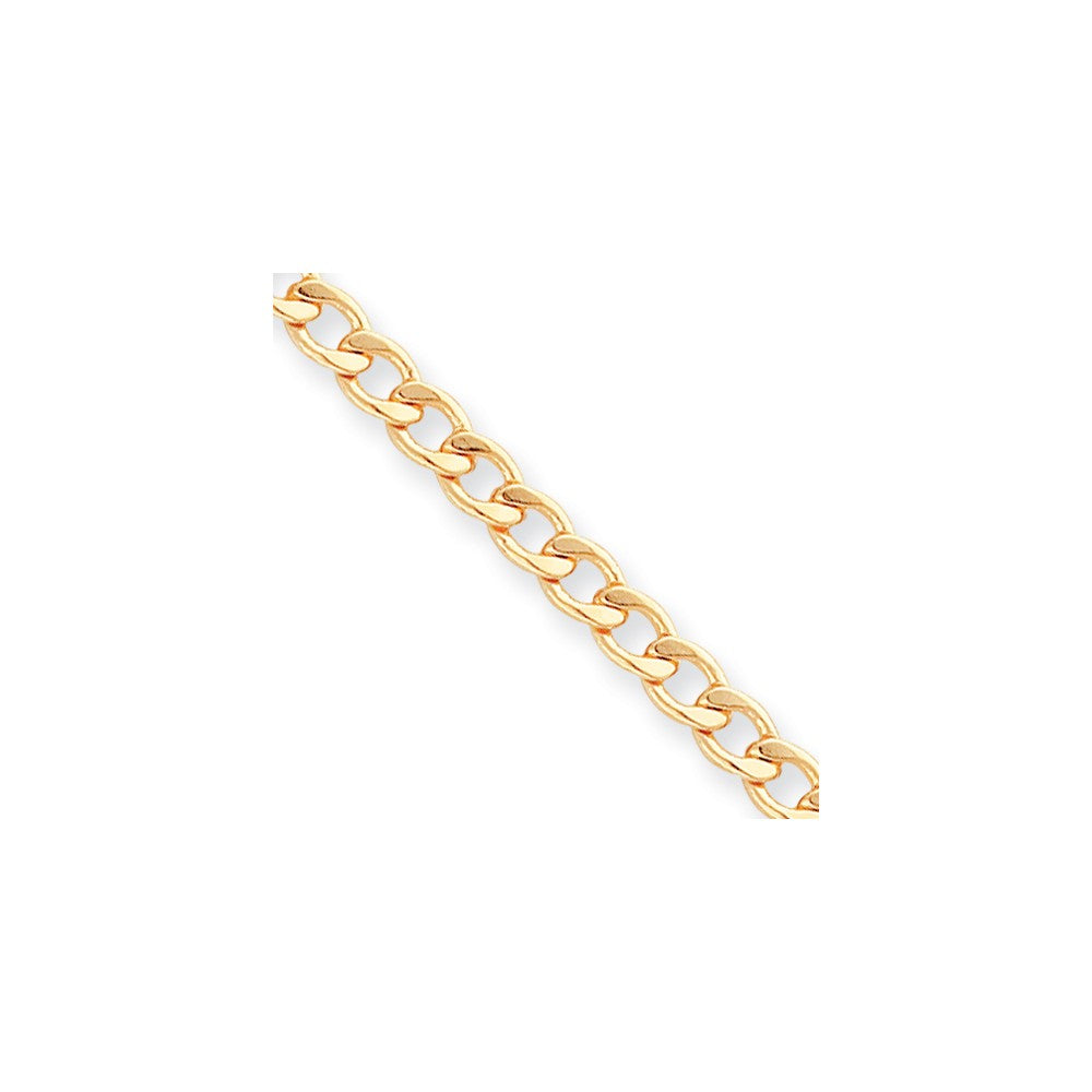 20in Gold-plated Kelly Waters 5.5mm Curb Chain