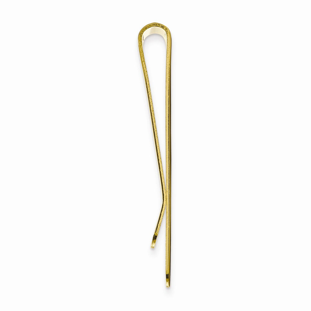 Gold-Plated Men's Money Clip with Sleek Lines by Kelly Waters