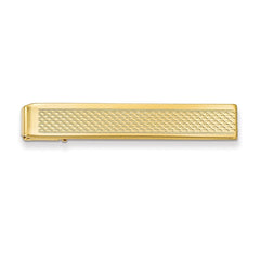 Gold-plated Kelly Waters Patterned Tie Bar