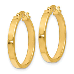 14K Polished Earrings