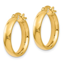 14K Polished Earrings