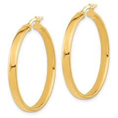 14K Polished Earrings