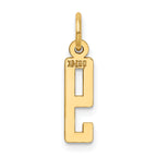 14K Gold Polished Small Number 9 Charm Laser Cut Elegant Design