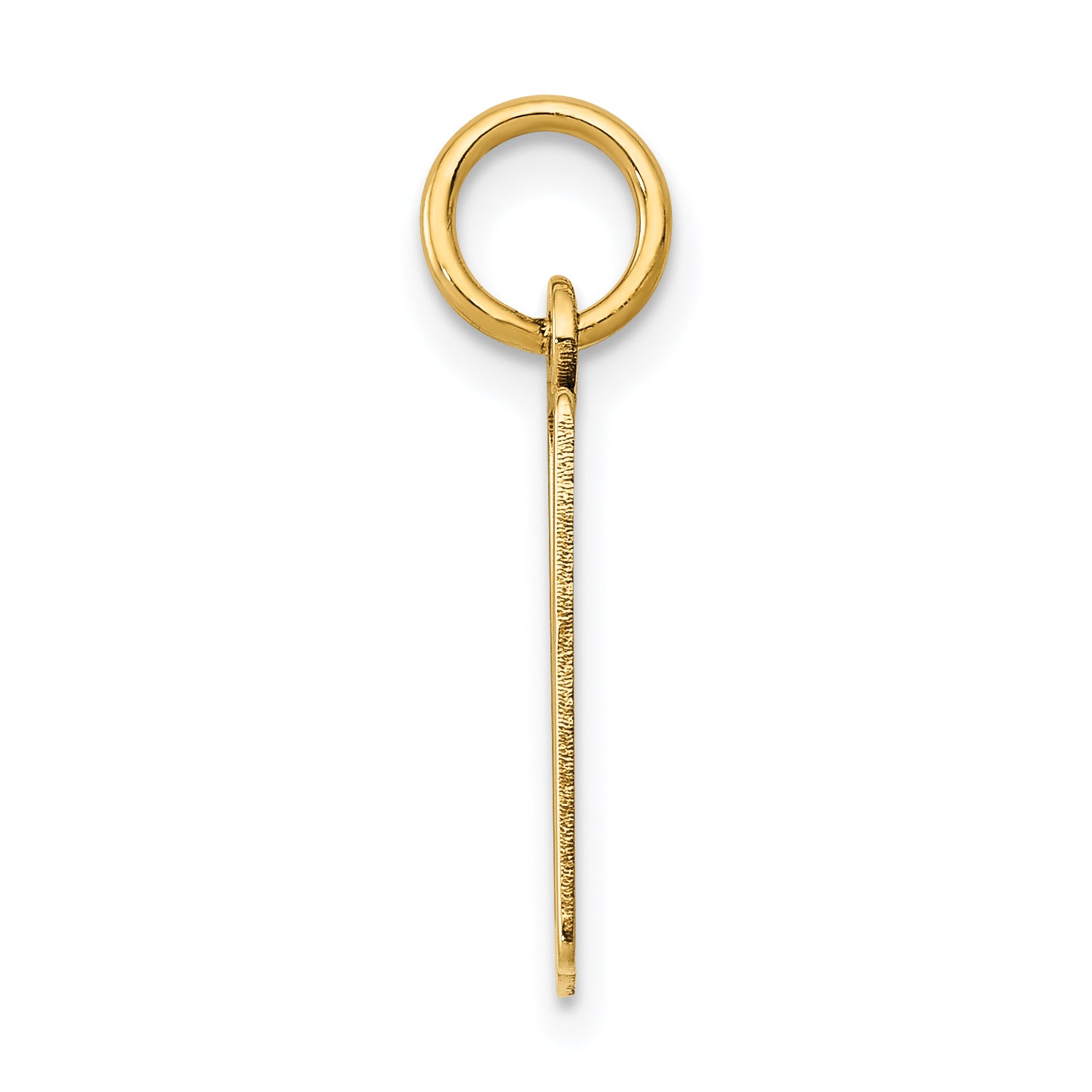 14K Gold Polished Small 10-Charm Pendant with Laser-Cut Detail Secondary image
