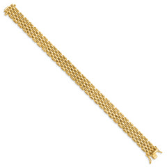 14K Polished Fancy Bracelet
