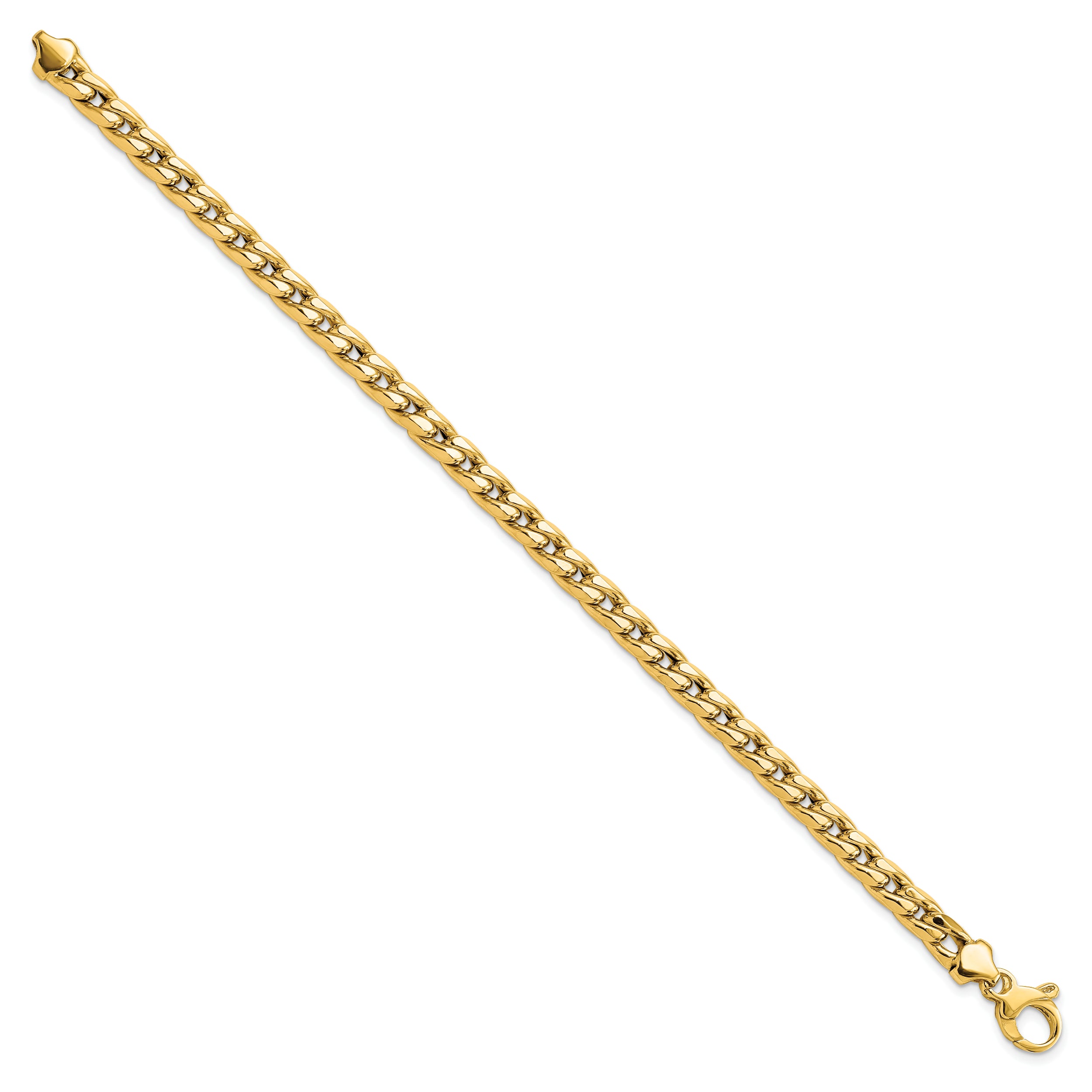 14k Polished Curb Bracelet