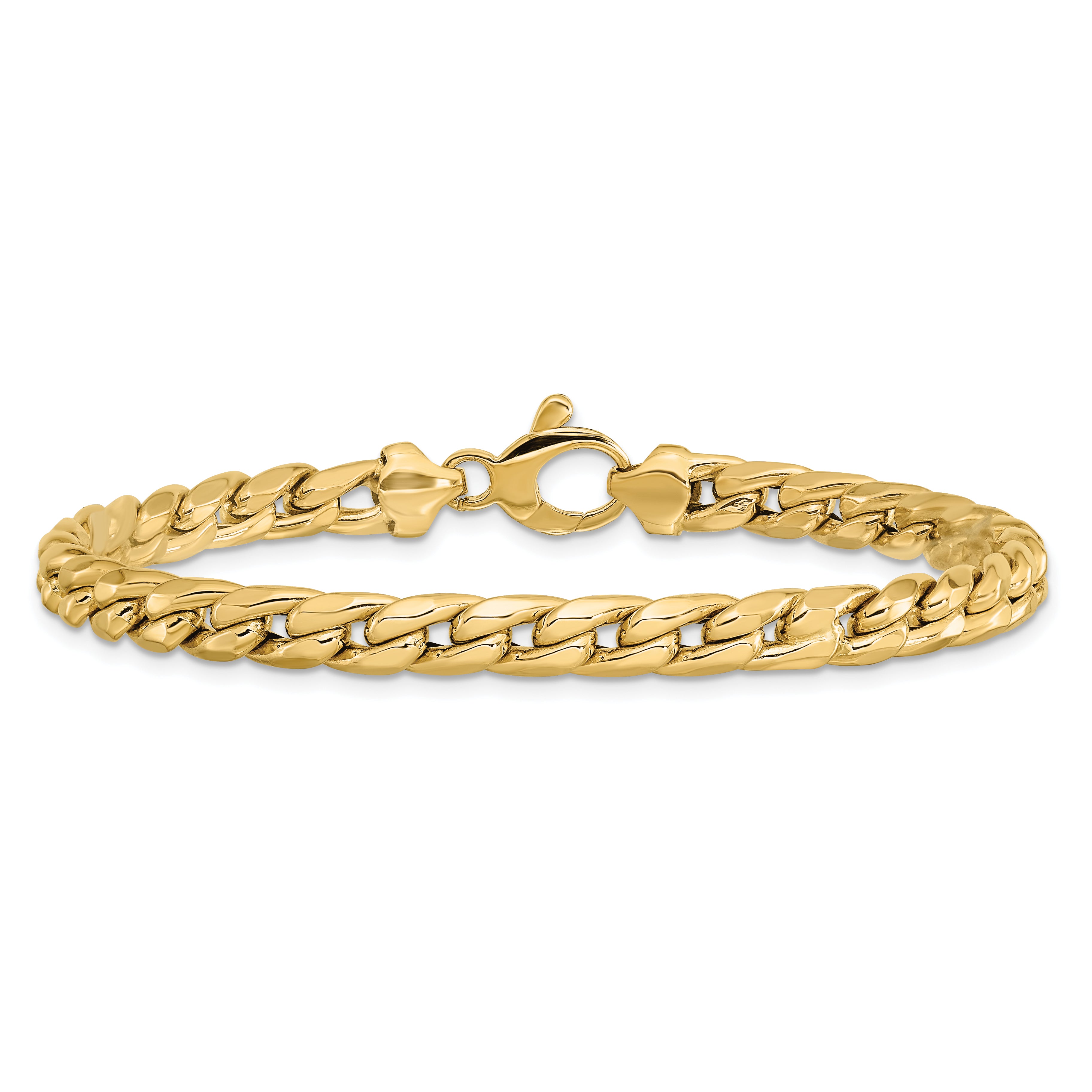 14k Polished Curb Bracelet